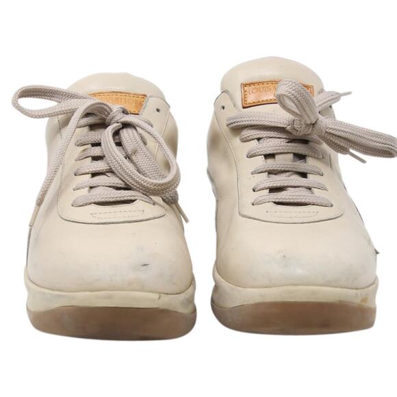 Louis Vuitton Beige 9.5  Women\'s Low Calfskin Lace LV-S0917P-A064 main image 4